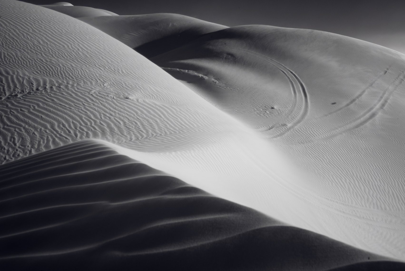 Grayscale Photography of Desert